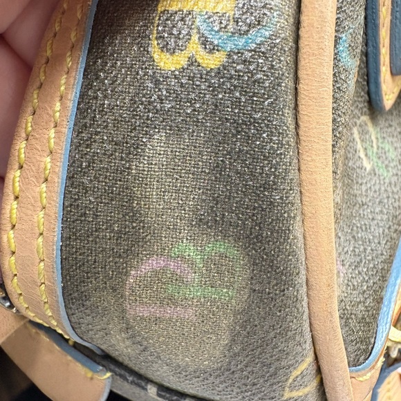 Vintage Dooney & Bourke Rainbow Mini Dome Satchel - Picture 9 of 11